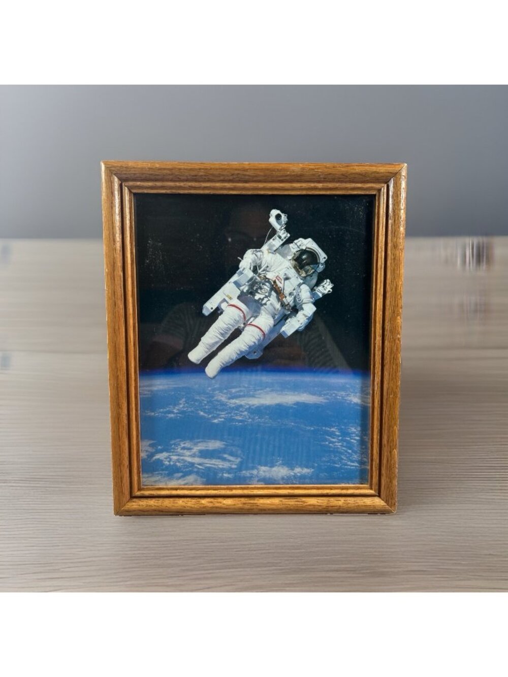 Vintage Photograph NASA Bruce McCandless II First Untethered Spacewalk in 1984